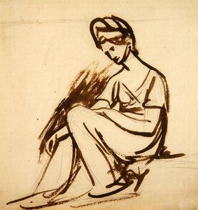 Study for a Portrait of a Lady, Seated