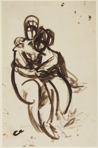 Study for the Portrait of the Milner Sisters by George Romney