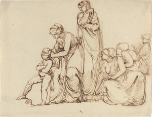 The Blindfolding of Cupid by George Romney