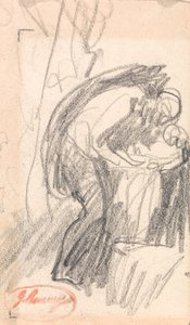 Unidentified Subject: A Man with a Child by George Romney