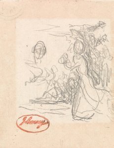 Young Lady, Possibly Fleeing by George Romney