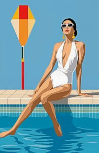 She Owns the Silence, 2025 by George Rosaly