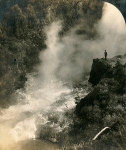 Champagne Cauldron, Wairakei, New Zealand, c1909 by George Rose