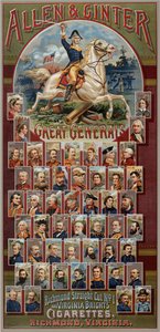 The Great Generals Series for Allen & Ginter Cigarettes Brands by George S. Harris