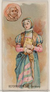 Reformation Day, Germany, from the Holidays series N80 for Duke brand cigarettes by George S. Harris and Sons