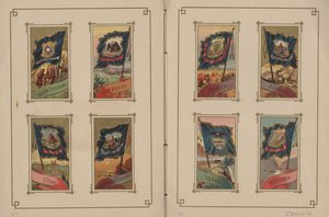 Flags of All Nations and the United States of America - Pages 39 and 40, 1887 by George S. and Sons Harris