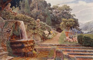 Italian Gardens: Villa Cicogna, Below the Cascade