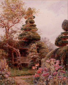 Yew Arbour, Polhill by George Samuel Elgood