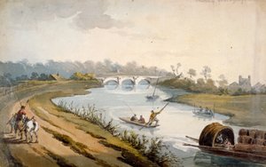 River Thames Near Chertsey, Surrey, c. 1820 by George Shepheard