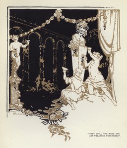 Illustration for The Happy Hypocrite by Max Beerbohm by George Sheringham