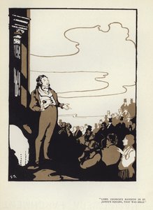 Illustration for The Happy Hypocrite by Max Beerbohm