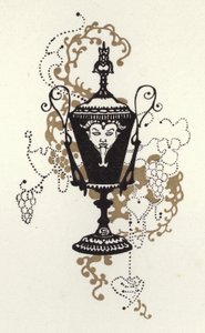 Illustration for The Happy Hypocrite by Max Beerbohm by George Sheringham