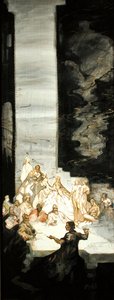 The Tale of Kynon, the Son of Clydno, When King Arthur was at Caerllan upon Usk by George Sheringham