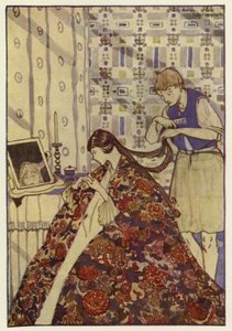 Then He Dressed His Sister in Good Clothes, and Washed and Combed Her Hair by George Sheringham