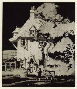"Where Are You Going with the Cow?" by George Sheringham