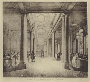 The Dividend Pay Office, Bank of England by George Snr (after) Scharf