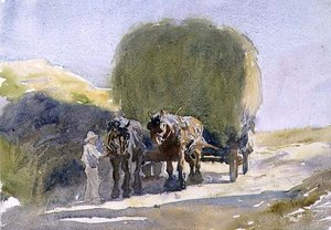 Hayrick in the Sunlight