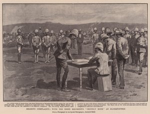 Hearing Complaints, with the Essex Regiments Orderly Room at Bloemfontein