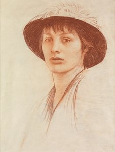 Woman in a Feathered Hat