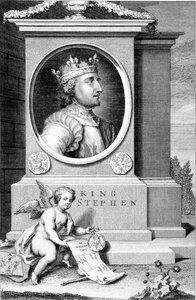 Stephen King of England, engraved by the artist