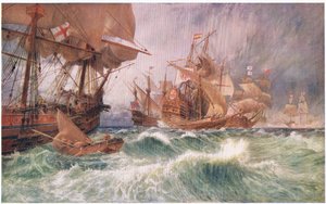 The Summons to Surrender: An Incident in the Attack of the Great Armada 1588, from Cassell
