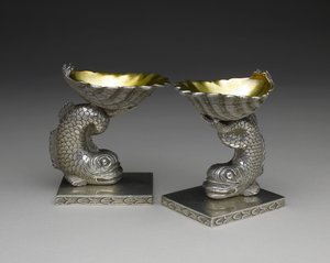 Pair of Salt Dishes by George W. Stewart