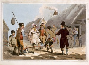The Fool Plough (Engraved by Robert Havell the Elder, Published 1814 by Robinson and Son, Leeds)