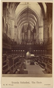 Lincoln Cathedral. The Choir. by George Washington Wilson