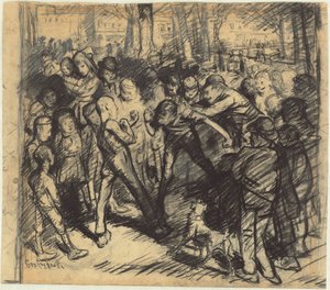 Street Fight [recto], 1907