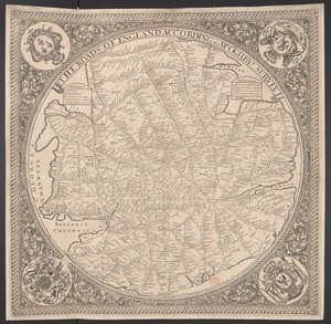 Map of Postroads in the vicinity of London