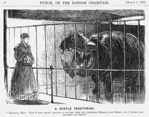 A Gentle Vegetarian, 1869