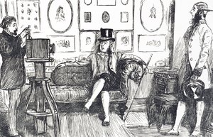 Cartoon Commenting on the Discomfort Suffered When Having One