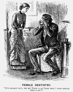 Female Dentistry by George du Maurier