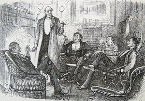 The Smoking Room by George du Maurier