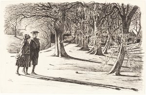 Two Children in the Snow
