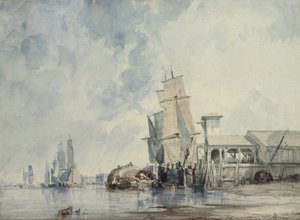 On the Thames by George the Elder Chambers