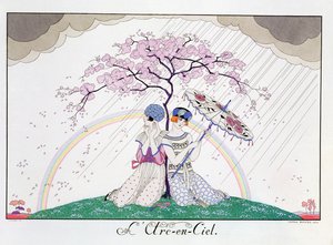 The Rainbow, engraved by Henri Reidel by Georges (after) Barbier