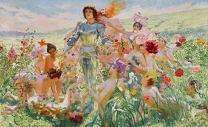 The Knight of the Flowers by Georges Antoine Rochegrosse