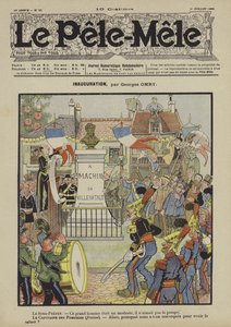 Inauguration. Illustration for Le Pele-Mele by Georges Antonin Henri Mory