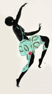 Dancing girl by Georges Barbier