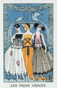 The Three Graces by Georges Barbier