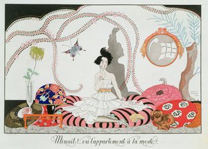 Midnight! or The Fashionable Apartment by Georges Barbier