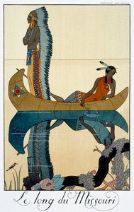 The Length of the Missouri, 1922 by Georges Barbier