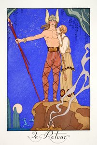 The Return by Georges Barbier