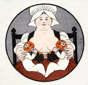 The Wet Nurse with twins