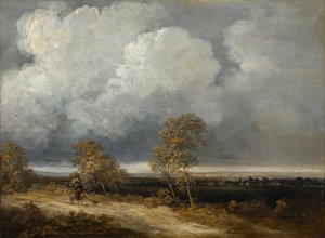 Landscape with Rider by Georges Bernard Michel