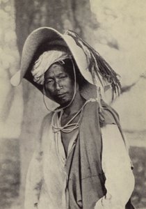 Burma: A Shan trader in his hot-weather hat by Georges Bertin Scott