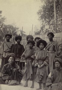 Burma: A Group of Lihsaw Men and Women by Georges Bertin Scott