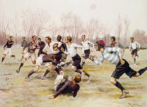 Football (Rugby), Championship match at Parc de Saint Cloud, Sports calendar, February
