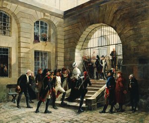 Marie-Antoinette leaving the Conciergerie, October 16, 1793